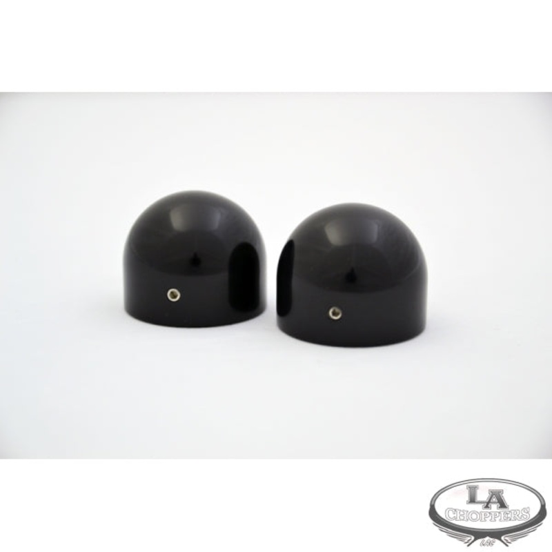 AXLE CAPS-DOME BLACK FOR HD