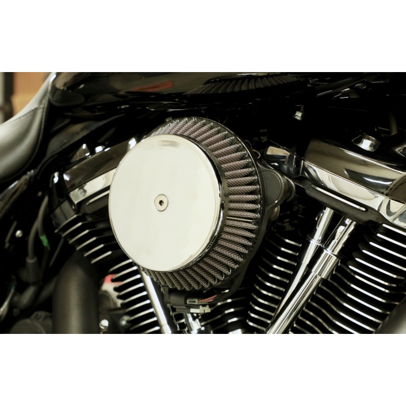 AIR CLEANER WITH PLAIN COVER (CHROME) 08-16 FL