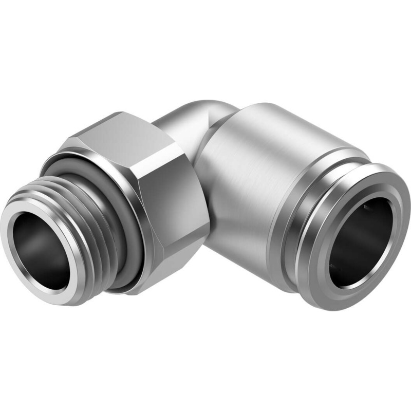 FESTO PUSH FIT MALE STUD ELBOW CONNECTOR STAINLESS STEEL
