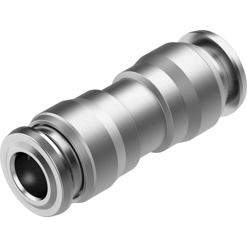 FESTO PUSH FIT STRAIGHT CONNECTOR STAINLESS STEEL