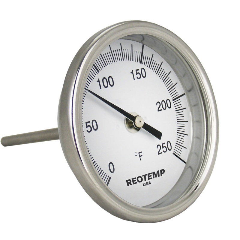 Back Connect Bimetal Thermometer