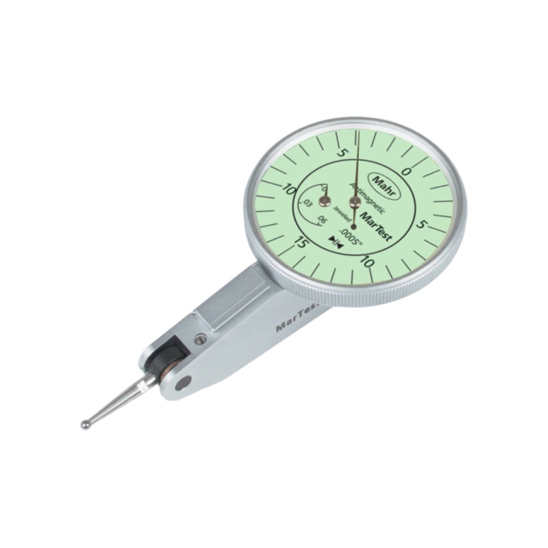 Mahr Test Indicators 4307960, Graduation: .0005, Model: 801SR, Range: .060, Face diameter 1.5, Force 0.15N Stylus Length .57
