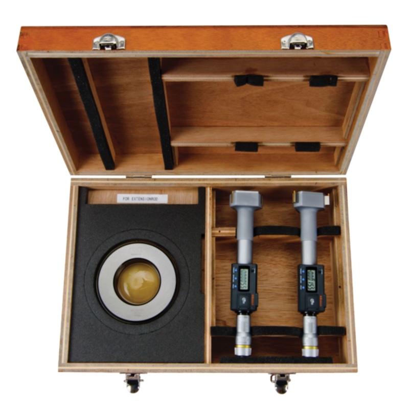 Mitutoyo Digital 3-Point Internal Micrometer Set 2-3, Complete Unit, IP65, 468-989