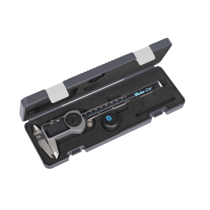 Tesa Data-Pack, TWIN-CAL digital Caliper, 0-150mm/0-6 (Round Depth Rod with thumb roller) + TLC-BLE Bluetooth emitter 00511019