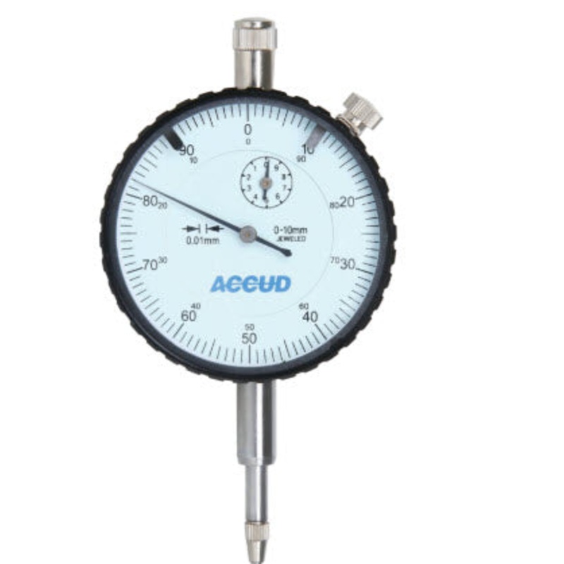 Accud Standard Indicator, Lug Back, ISO Type, 10mm, 0,01mm 222-010-12E