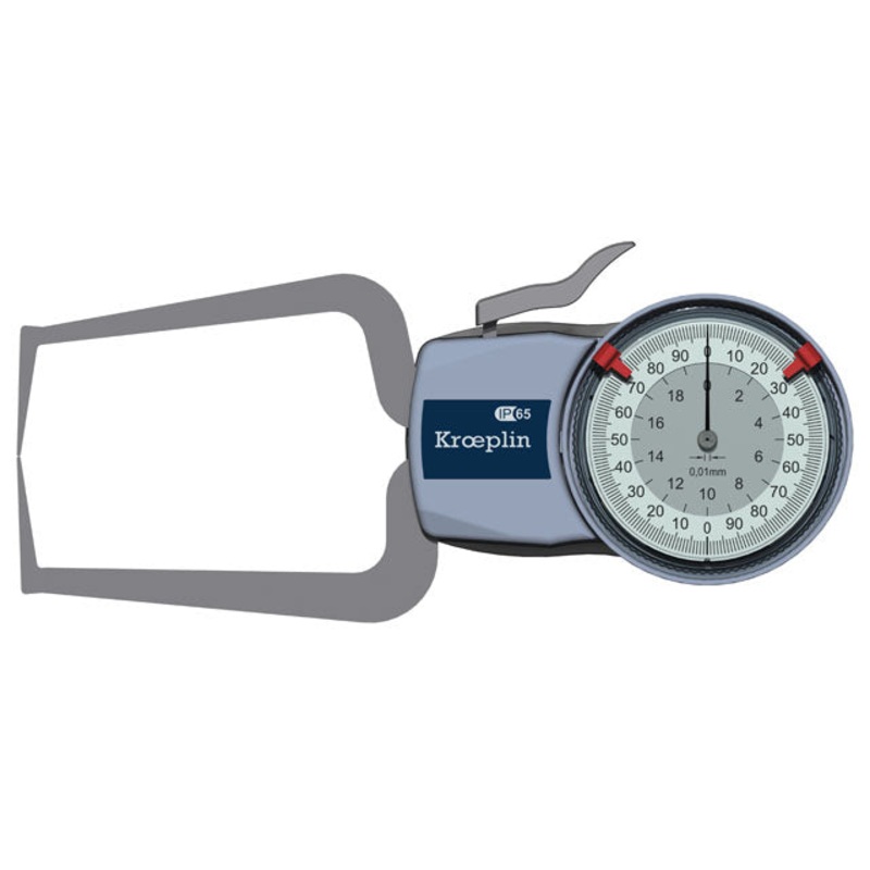Kroeplin Internal Dial Caliper Gauge D220S, 0-20mm ( Mitutoyo Equivalent 209-405)