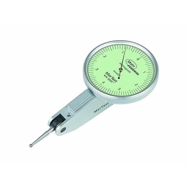 Mahr Test Indicators 4308970, Graduation: .0001, Model: 801SM, Range: .008, Face diameter 1.5, Force 0.15N