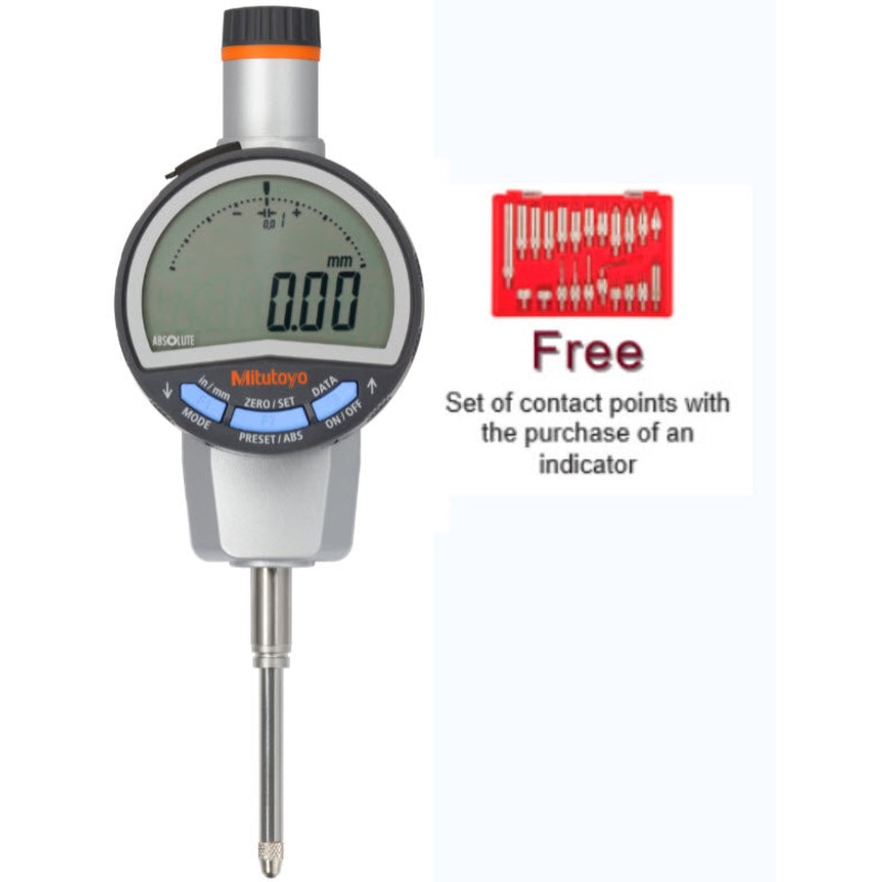 Mitutoyo 543-726 0.01mm/.0005) ABSOLUTE Digital Indicator ID-C 0-25mm (0-1) Lug Back