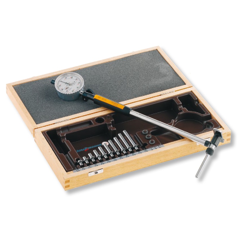 Schwenk Individual bore gauge 107 00000 Dial Bore Gauges type SU Metric Range 50-150mm with steel pins, Without Indicator. Measuring depth 180mm, 11 anvils