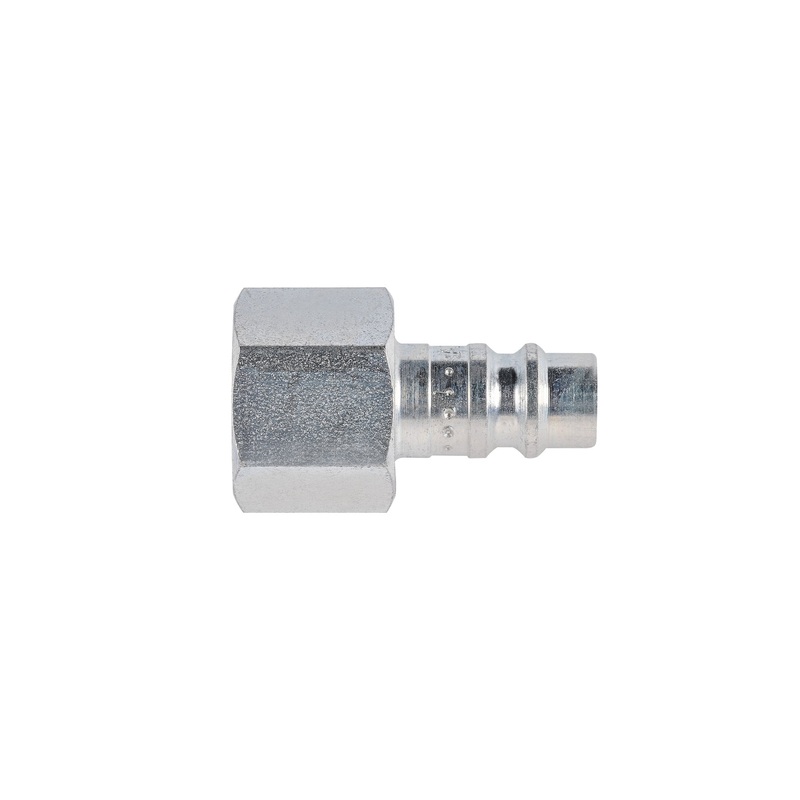 1/4 Quick Disconnect High Flow Plug – 3/8 FNPT