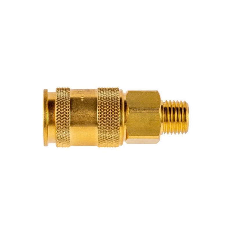 1/4 Quick Disconnect Universal Brass Coupler – 1/4 MNPT