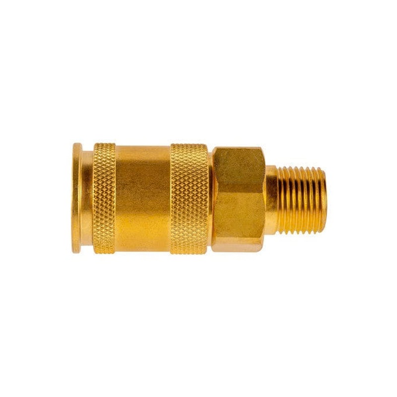 3/8 Quick Disconnect Universal Brass Coupler – 3/8 MNPT