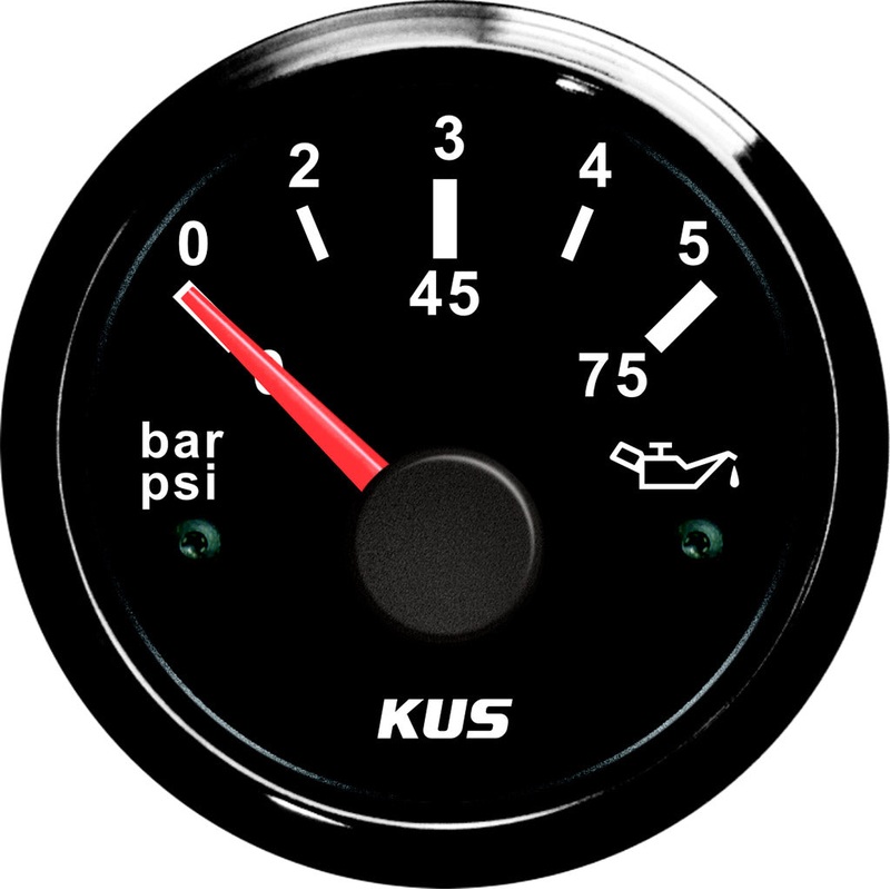 52mm Oil Pressure Gauge|0 … 5 bar|0 … 10 bar