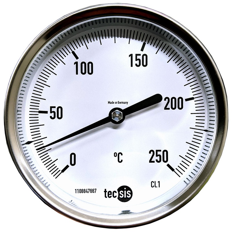 TM208 100mm Rear-Entry Temperature Gauge