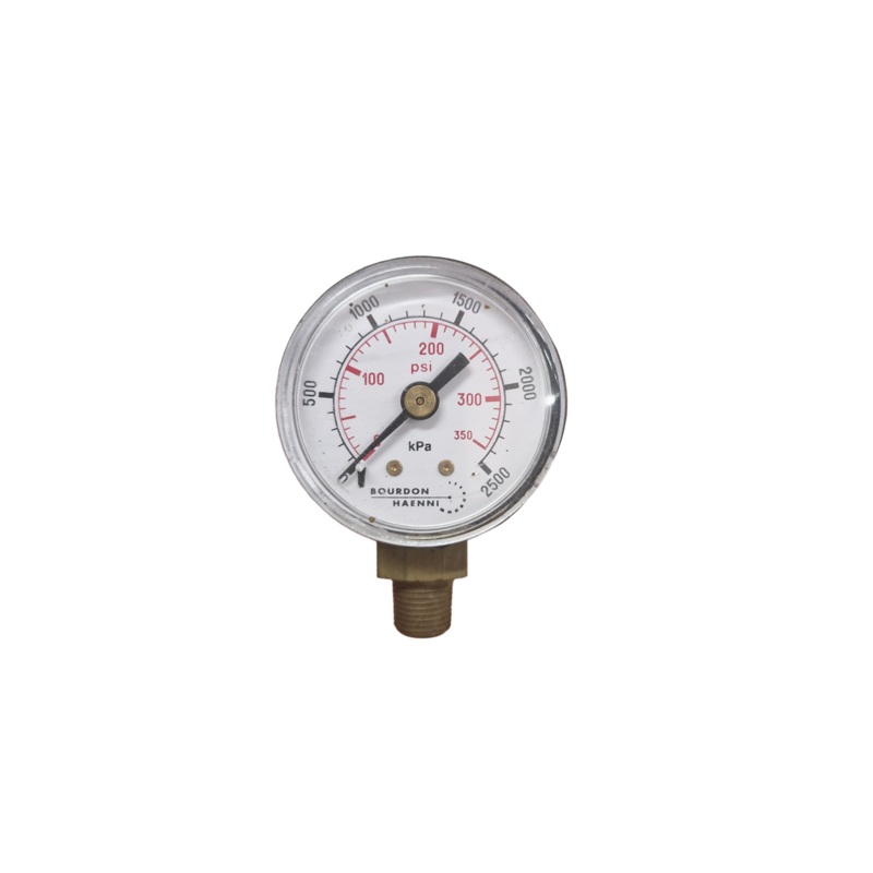 40mm Bottom Entry, Dual Scale Pressure Gauge w/ ABS Plastic Case