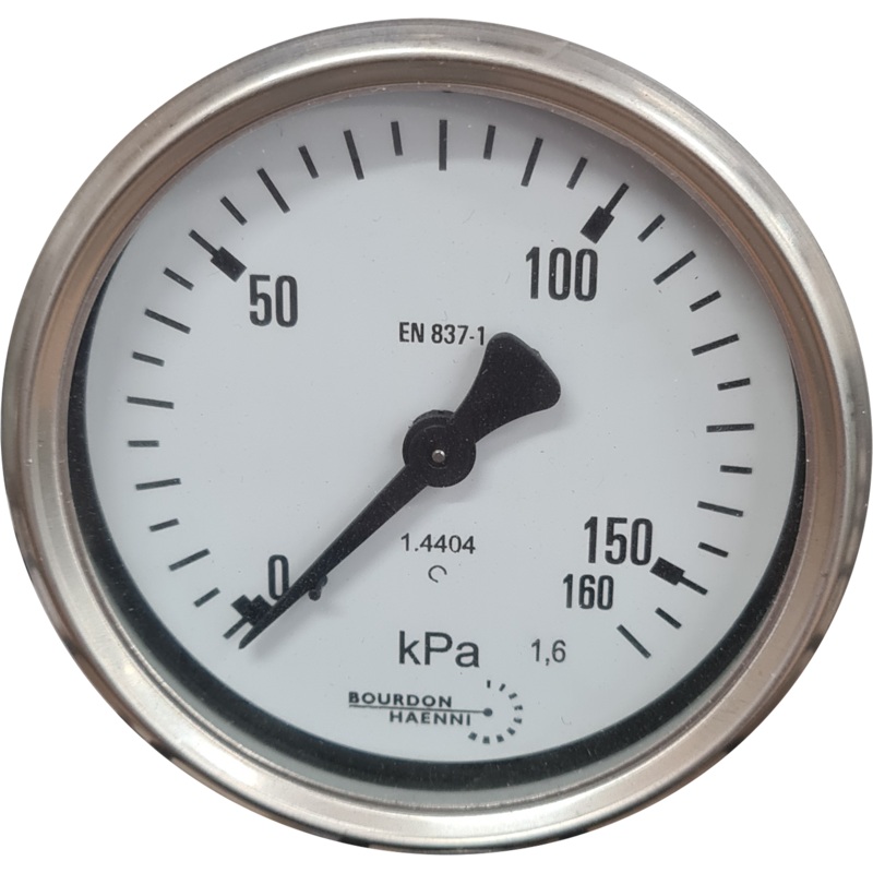 MEX3 63mm Rear Entry Pressure Gauge