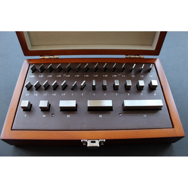 Gauge Block Set Metric Steel 32 blocks