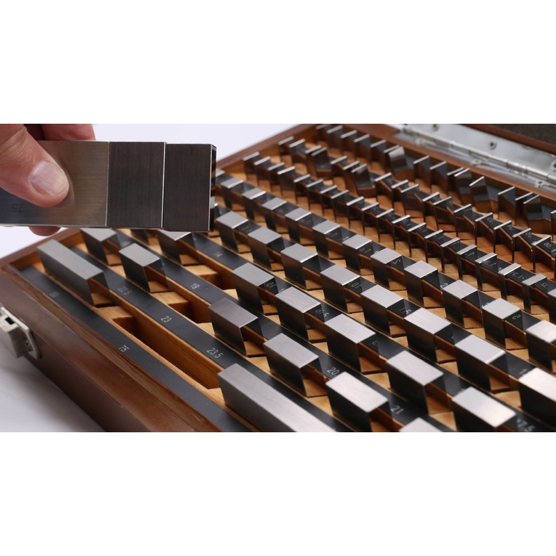 Gauge Block Set Metric Steel 88 blocks
