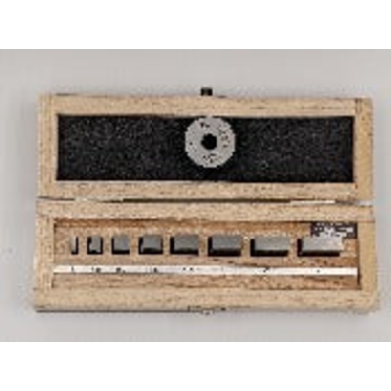 Caliper Calibration Check Set Metric/Imperial Grade 1 Steel 8 Piece with UKAS