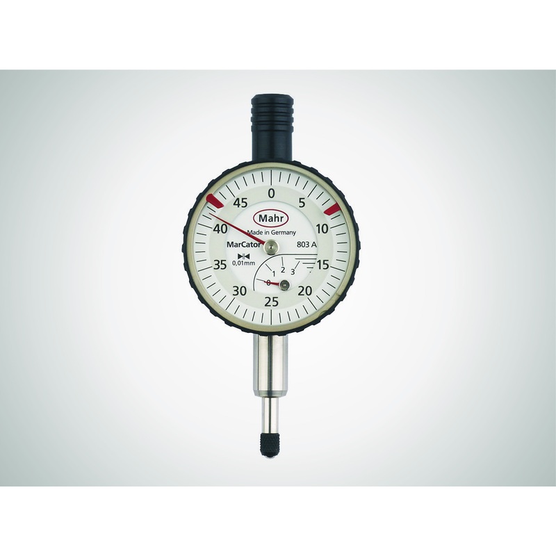 Mahr MarCator 803 A Small Dial Indicator – Range: 3mm ; Graduation 0.01mm ; DIN 878