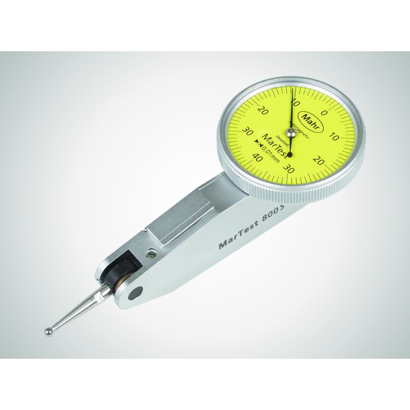 Mahr MarTest 800 S Dial Test Indicator | Range  0.4 mm | Graduation 0.01mm | DIN 2270