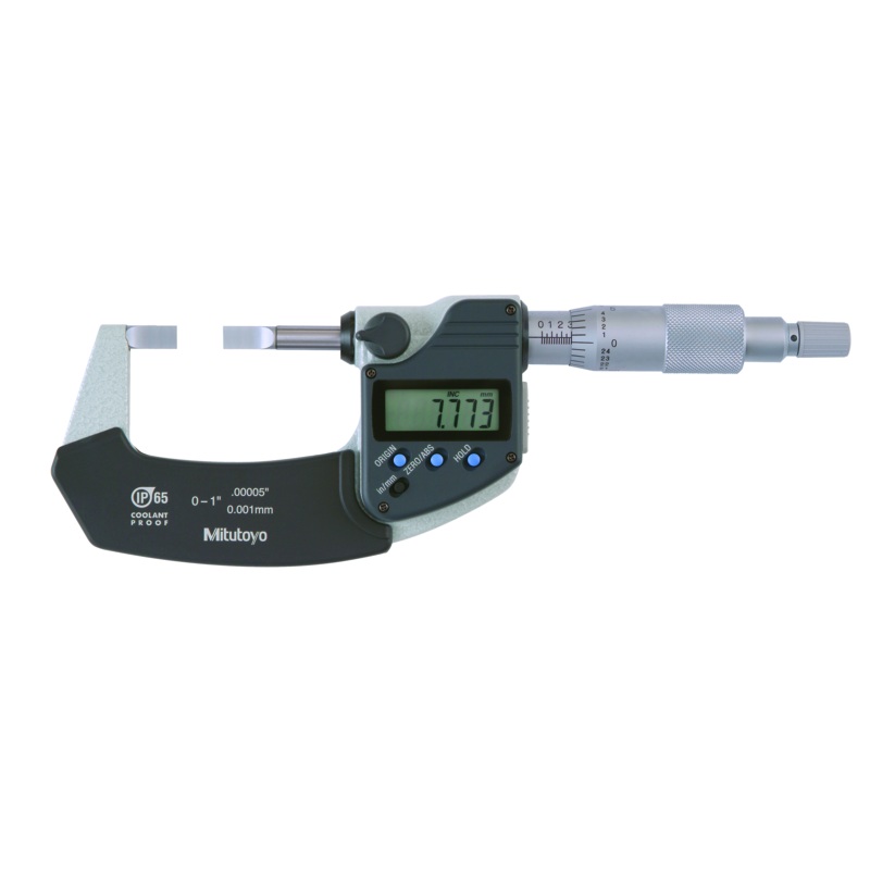 Mitutoyo 422-330-30 Digimatic 0.75mm Blade Micrometer SPC Data Output 0-25mm (0-1)