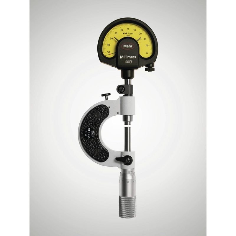 Mahr Micromar 40 T Micrometer with Integrated Dial Comparator 0-25mm