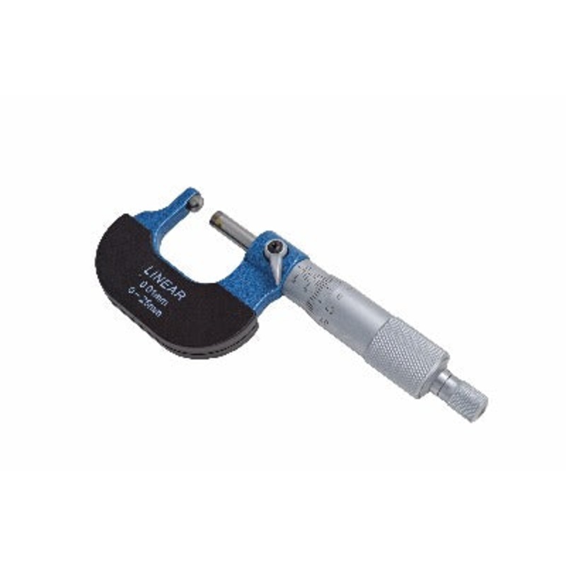 Ball Anvil Micrometers DIN 863 – 0-25mm/0-1 ; 25-50mm/1-2 Resolution: Metric 0.01mm, Inch 0.0001