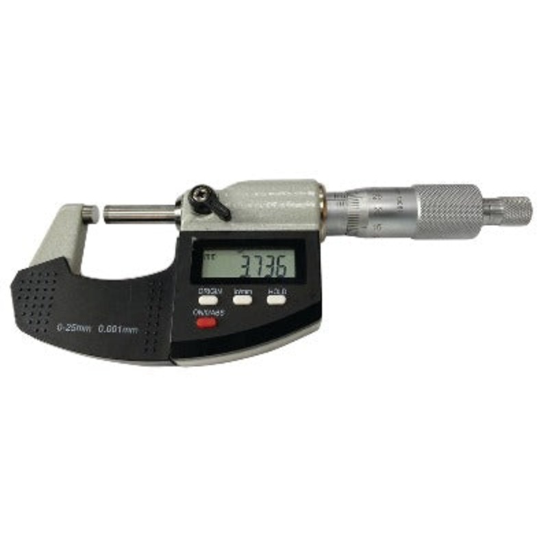 Digital Micrometers DIN 863 – 0-25mm/0-1 ; 25-50mm/1-2 ; 50-75mm/3-4 ; 75-100mm/3-4Resolution: 0.001mm/0.00005