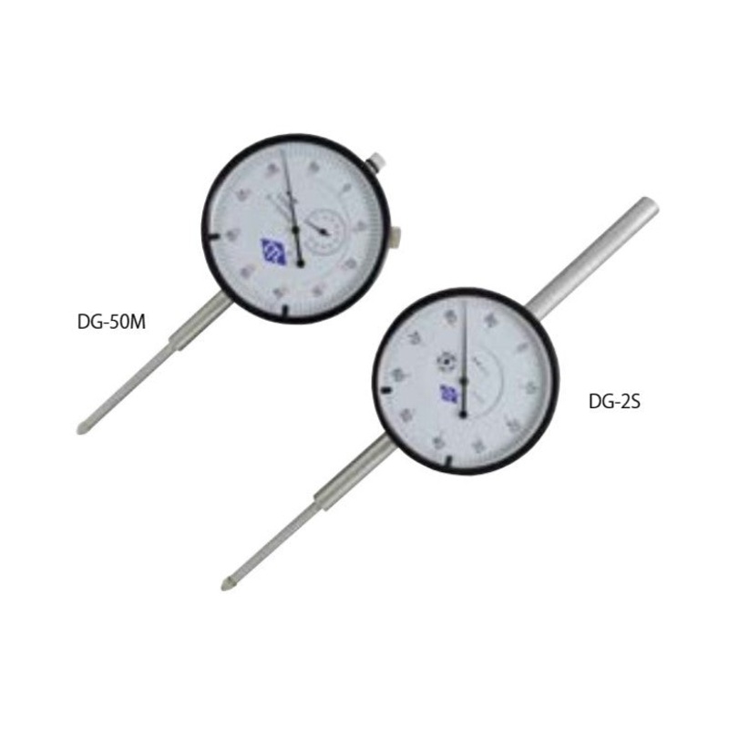 Long Travel Plunger Dial Indicators | Range 50mm/2 | 75mm Dial Face | Resolution 0.01mm/0.001