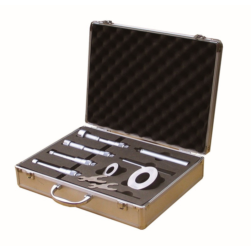 Three Point Internal Micrometer Sets DIN 863 – 6-12mm ; 12-20mm ; 20-40mm Resolution: 0.005mm