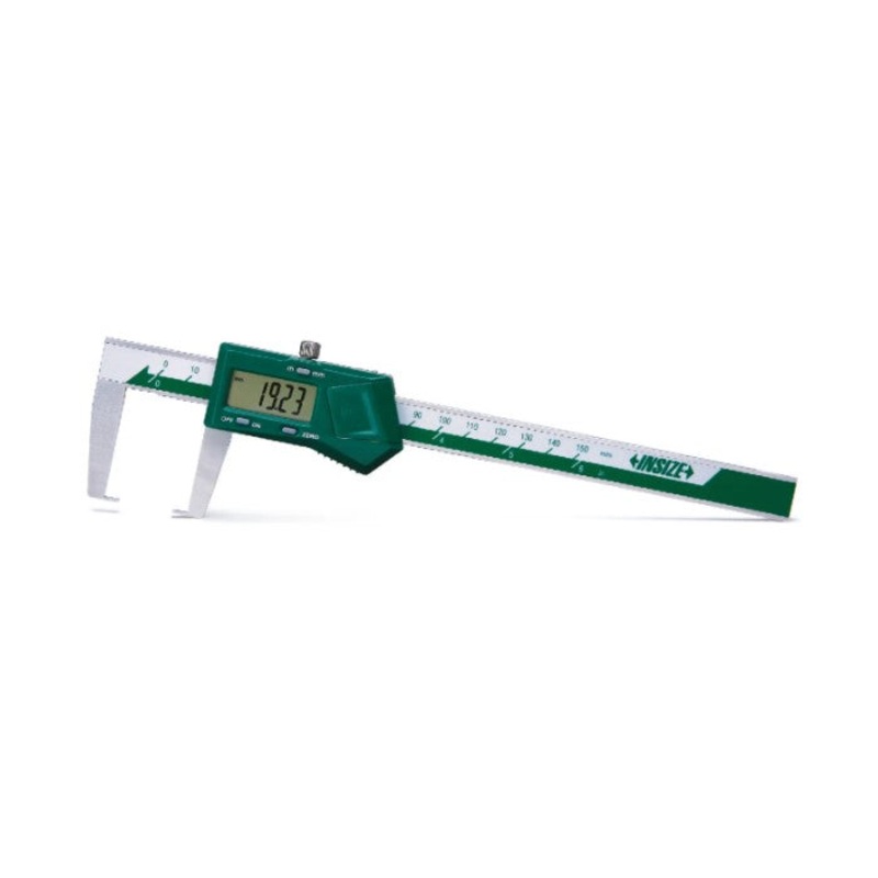 Insize 1187 Series Digital Outside Neck Caliper for measuring grooves and recesses | 0-150mm/0-6