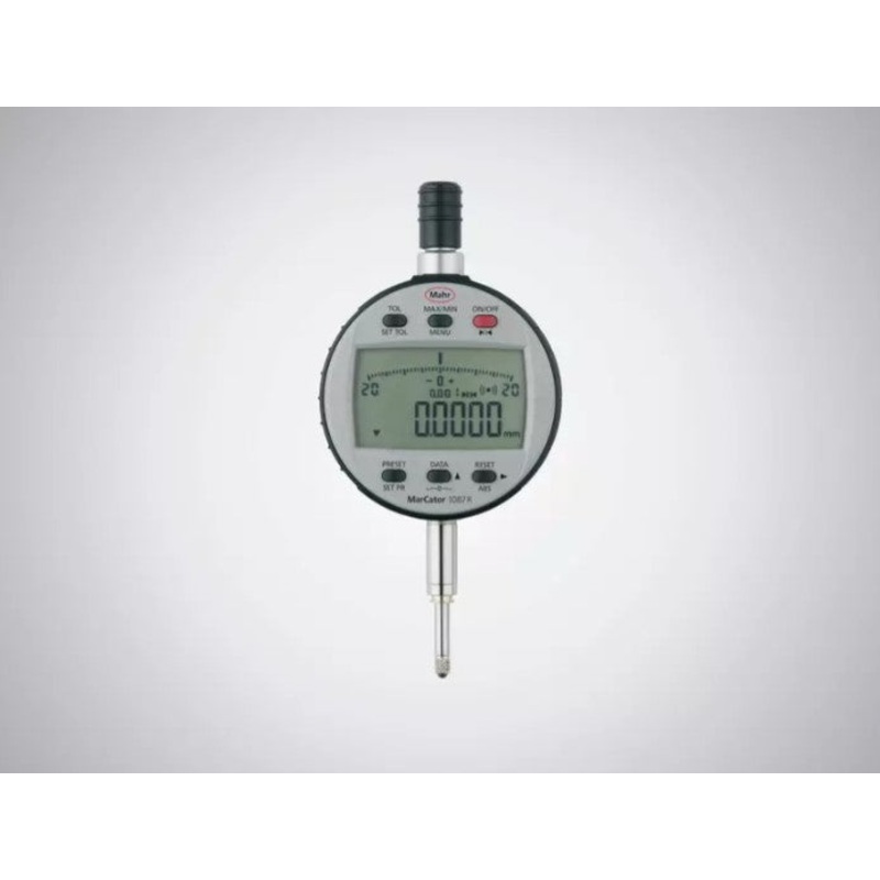 Mahr MarCator 1087 Ri IP42 Digimatic Digital Indicator | Range 25mm | Resolution 0.0005, 0.001, 0.002, 0.005, 0.01mm