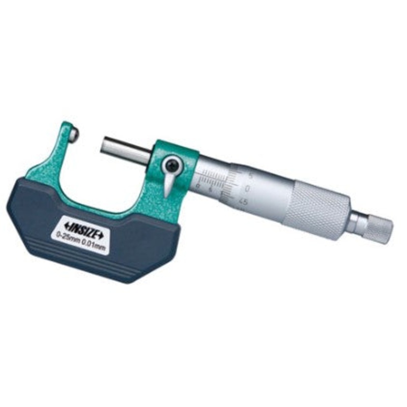 Spherical Anvil Tube Micrometer | Insize 3260 Series | Range 0-25mm | 25-50mm | 50-75mm | 75-100mm | DIN863-3 | Graduation 0.01mm