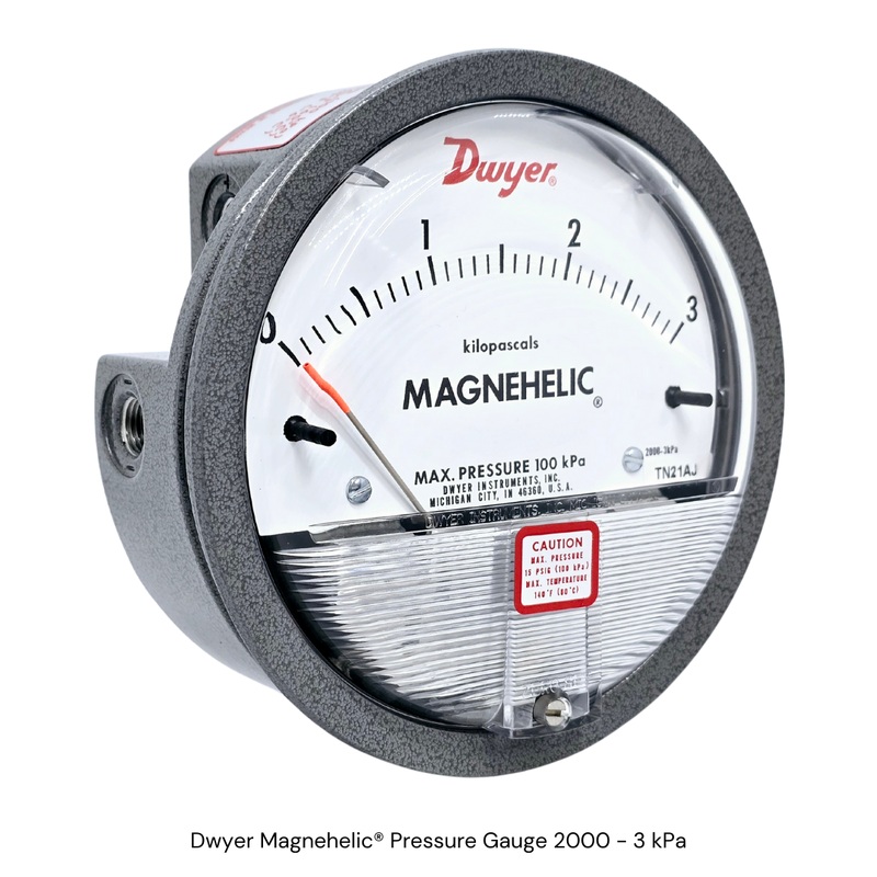 Dwyer Magnehelic 2000 Series Pressure Gauge