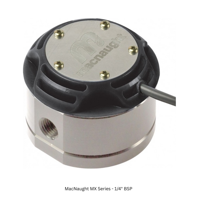 MacNaught MX Series Oval Gear Flowmeter Stainless Steel Body for Fuels and Oils with Blind Non-Indicating Pulse Output