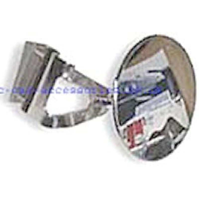 Overtaker 105mm round mirror with angled clamp to fit CLASSIC Mini (Now RHS and LHS) – CME141