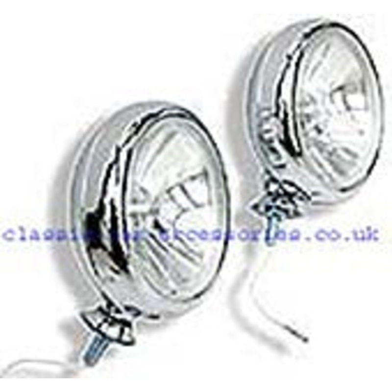 Chrome spot lights for any car including 12v bulbs (sold singly) – CL04211