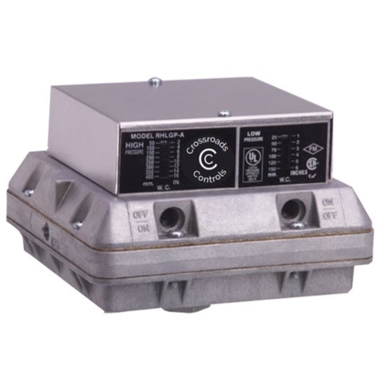 RHLGP-A – High/Low Double Gas Pressure Switch – Automatic Reset