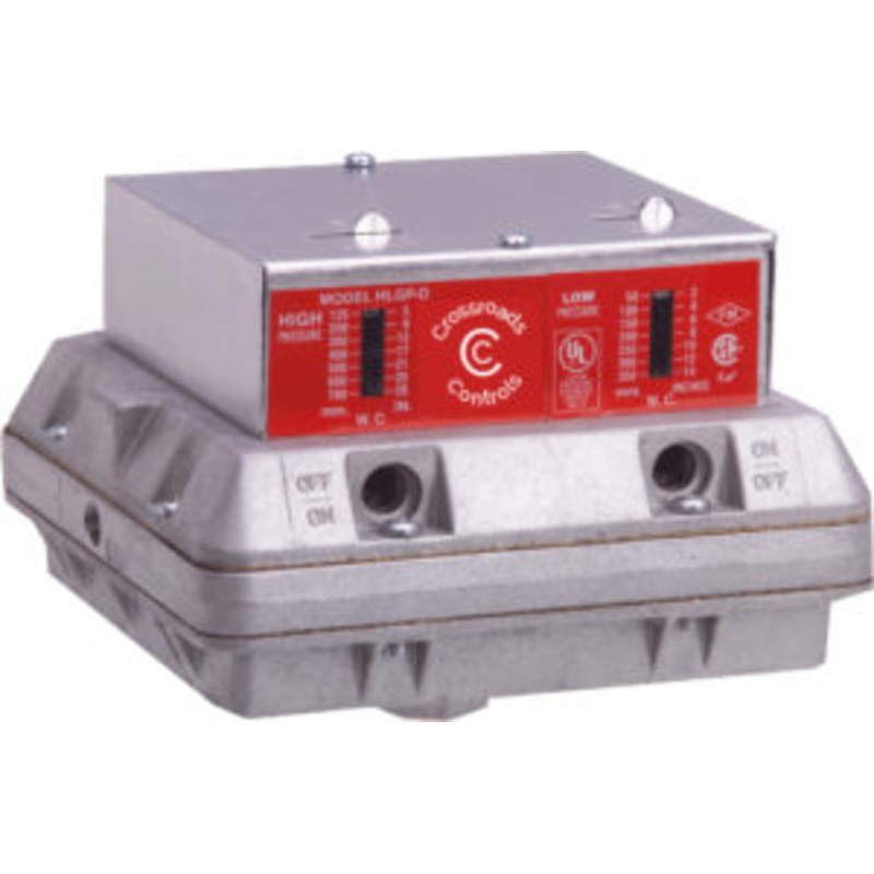 HLGP-D – High/Low Double Gas Pressure Switch DPDT- Manual Reset