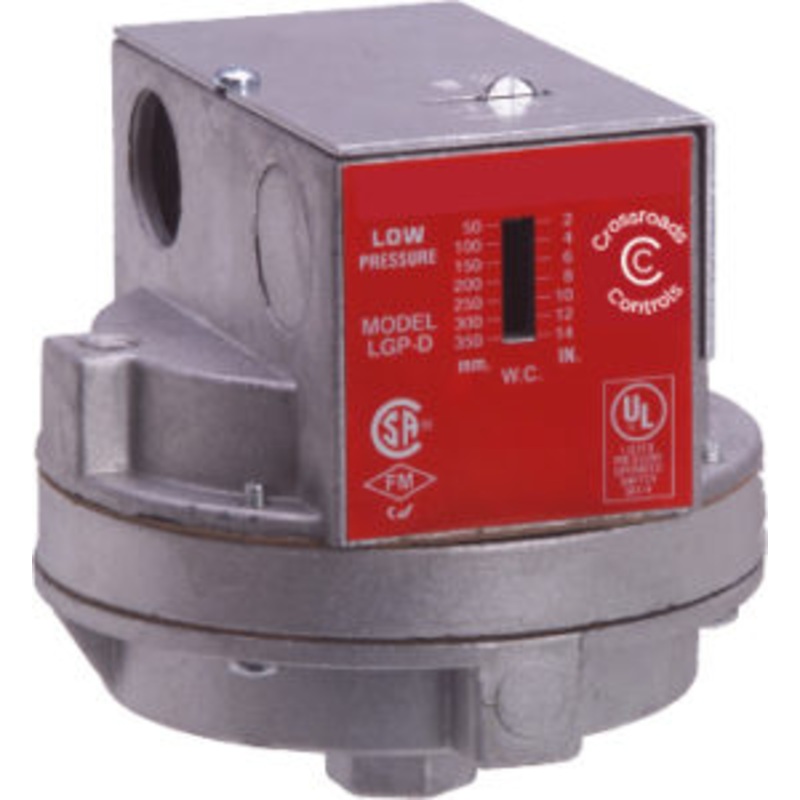 LGP-D – Low Gas Pressure Switch DPDT – Manual Reset