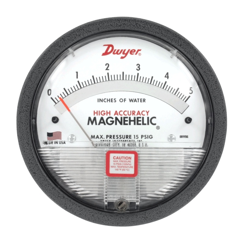 DWYER Series 2000 Magnehelic Differential Pressure Gauge