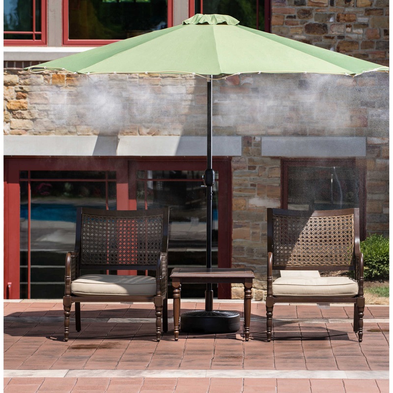 40′ Island Umbrella Patio Misting System