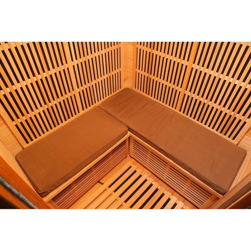 Seat Cushions for 3-Person Sauna – Brown