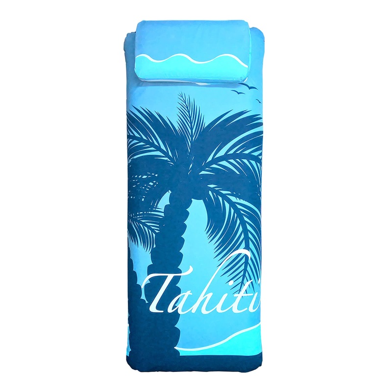 Tahiti Palm Tree 76-in Inflatable Pool Mattress – Drift + Escape