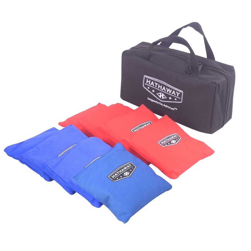Regulation Cornhole Bag Set with Included Case Red/Blue