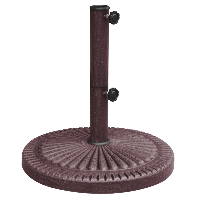 66-lb All-Weather Outdoor Resin Umbrella Base – Bronze