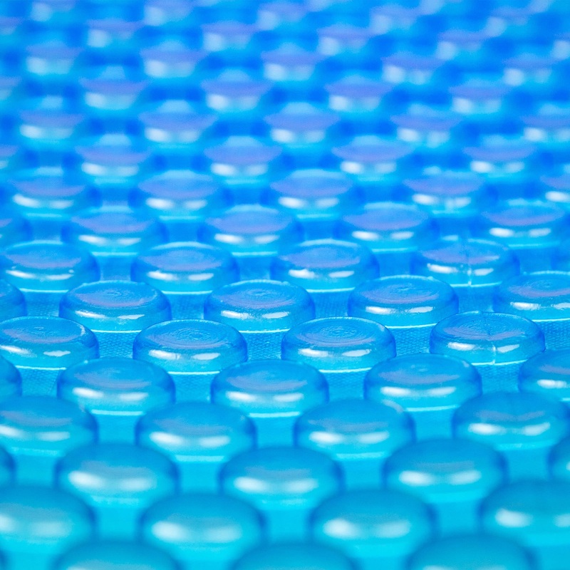 8-mil Solar Blanket for Oval Above-Ground Pools – Blue