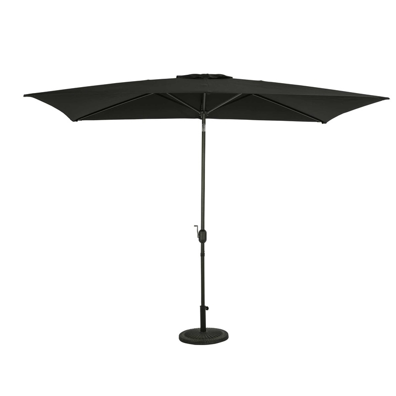 Bimini 6.5-ft x 10-ft Rectangular Market Umbrella – Polyester Canopy