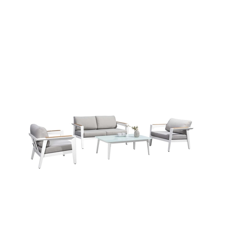 Newport 4-Piece Conversation Set – Gray